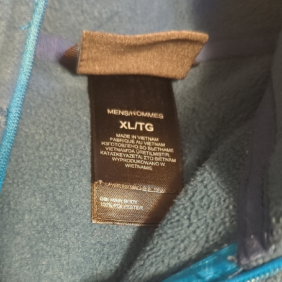 The North Face Men's Blue Zip-Up Sweater - Picture 5 of 6